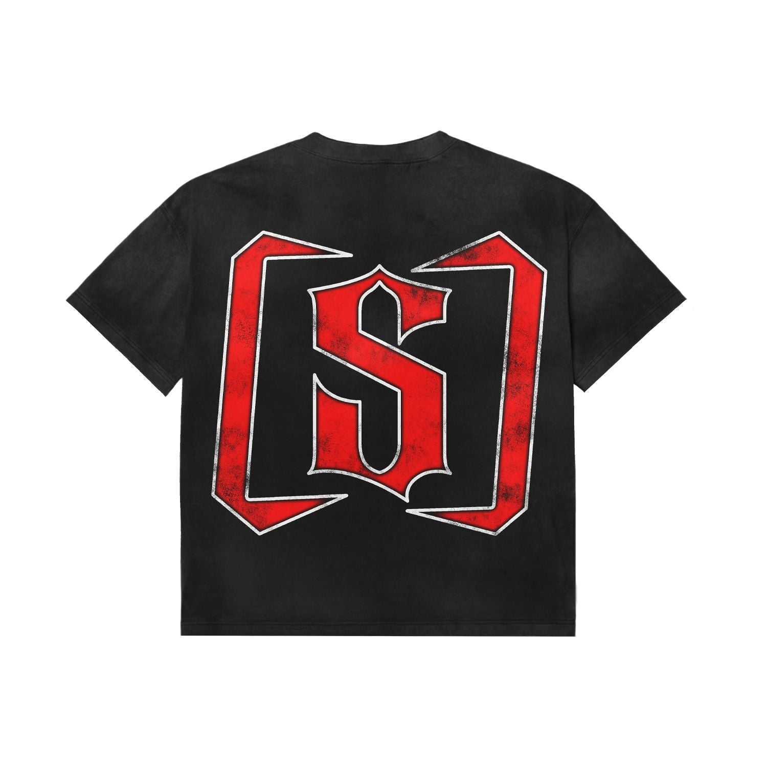 EAGLE TEE - BLACK RED